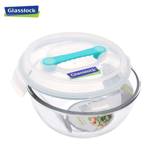 Hộp đựng thủy tinh GLASSLOCK 4000ml có tay cầm MBCB400-1
