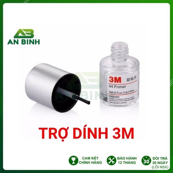 Keo Trợ Dính 3M 94 Primer 10Ml – Keo Hỗ Trợ Tăng Độ Dính Cho Băng Keo 2 Mặt, Hỗ Trợ Dán Phụ Kiện Xe