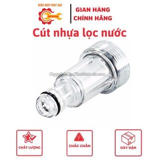Cút nhựa lọc nối nhanh đầu hút nước máy xịt rửa xe-Phụ kiện máy xịt rửa cao áp gia đình