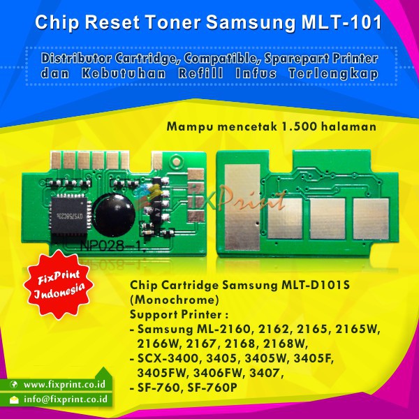 Chip Máy In Mlt-101 Mlt-d101s Mlt-101 Ml-2166 Fpter Mới Nhất2810