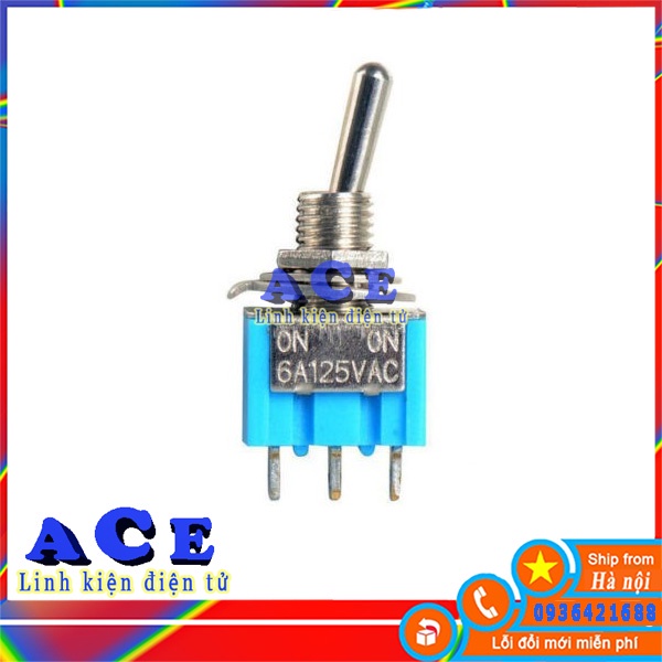 Công tắc gạt 3 Chân MTS-102 2 vị trí