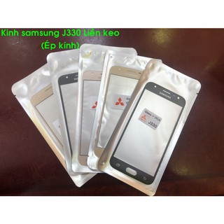 Kính Samsung J330 liền keo (ép kính)