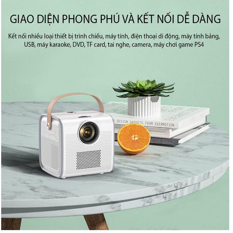 Máy Chiếu S6 Mini (Hỗ Trợ Tiếng Việt) Siêu Nét Kết Nối Bluetooth Wifi, Chạy Hệ Điều Hành Android Cao Cấp1