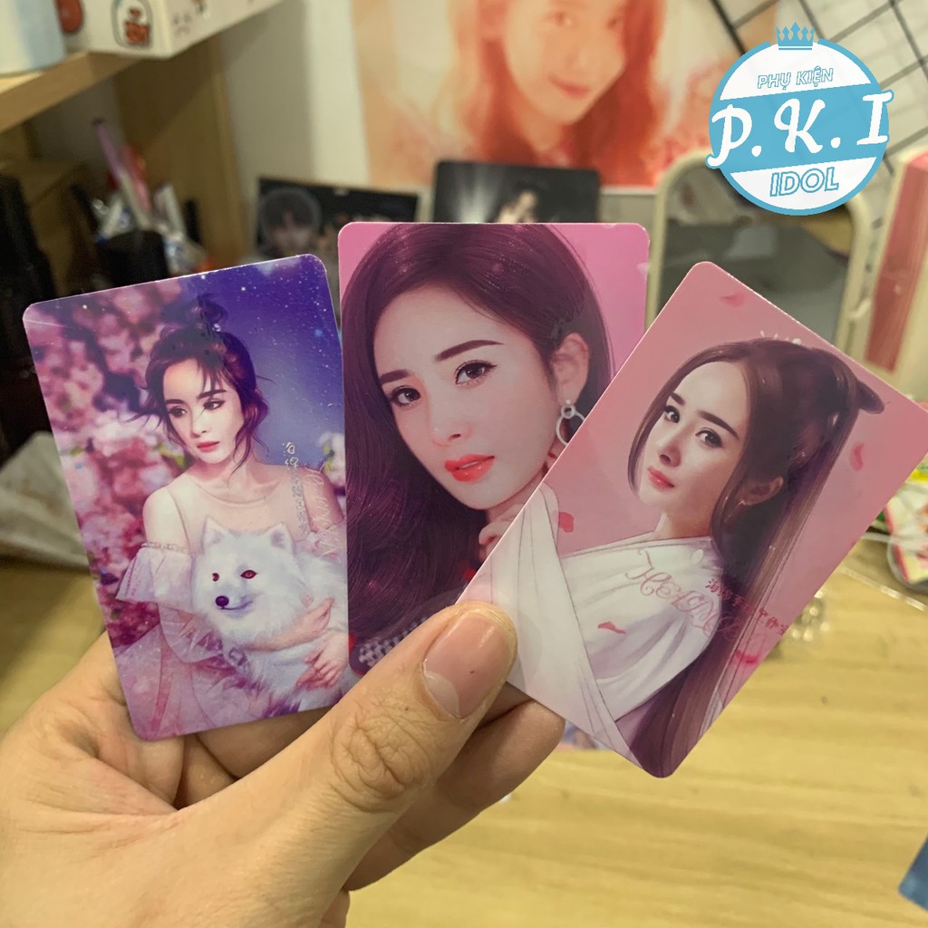 Card Đặc Biệt: Bộ 9 Ảnh Dương Mịch Tranh Vẽ Độc Đáo