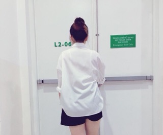  Sơ mi Oversize cổ V chéo (không nút)