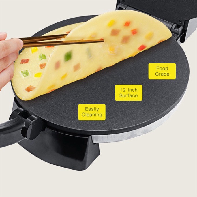 [Mã 254ELSALE giảm 7% đơn 300K] Chảo làm bánh crepe, bánh tráng nướng thơm ngon công suất 2000W