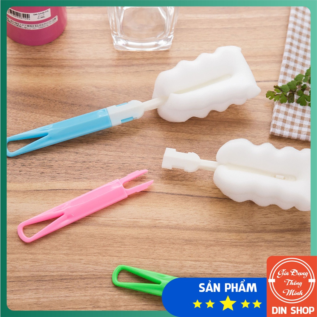 Cây rửa cốc 💝FREESHIP💝 Cây cọ bình sữa, cọ cốc và các loại đồ dùng đáy sâu rất tiện dụng giao màu ngẫu nhiên