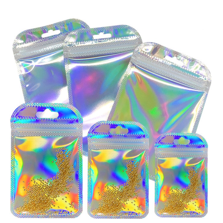 Túi zip hologram đựng đồ trang sức