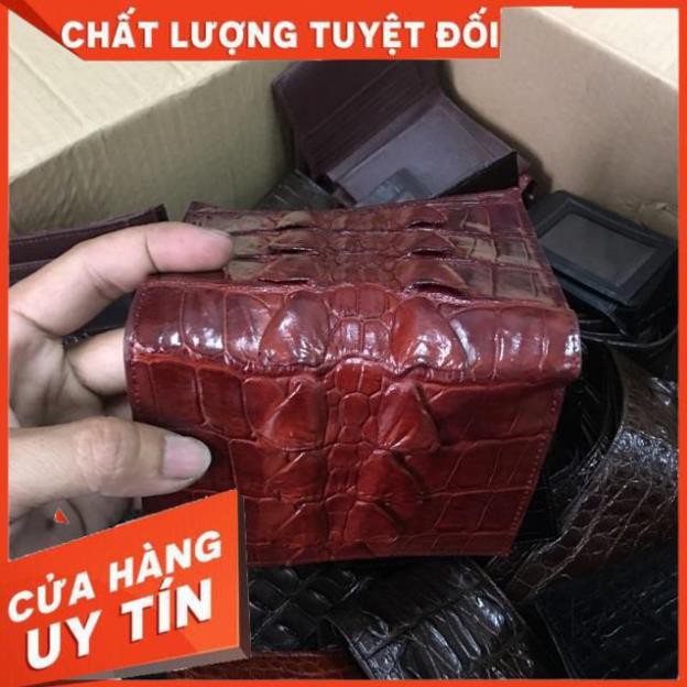 [ Da Cao Cấp 100% ] Bóp Da Cá Sấu Ví Da Cá Sấu Phụ Kiện Da 100% Da Cá Sấu Thật | BigBuy360 - bigbuy360.vn