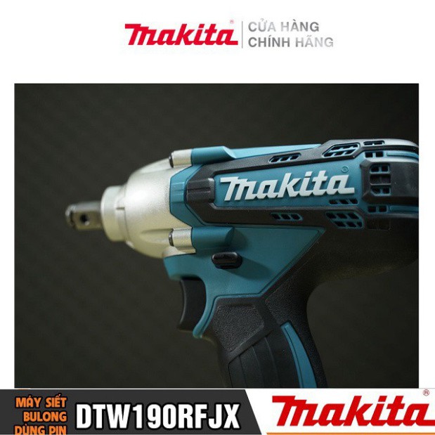 [Chính Hãng] Máy Siết Bu Lông Dùng Pin Makita DTW190RFJX (18V-3.0AH)