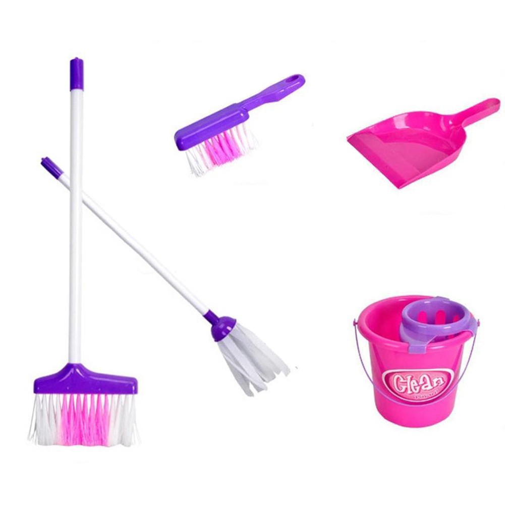Bộ đồ chơi vệ sinh nhà cửa thú vị dành cho các bé