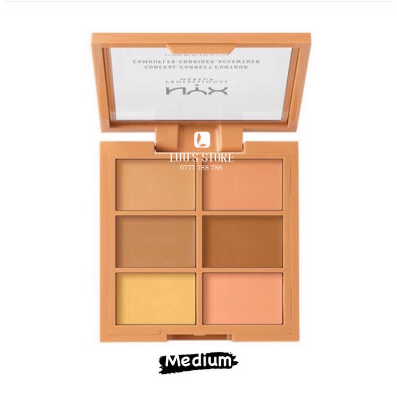 Bảng Che Khuyết Điểm NYX Medium