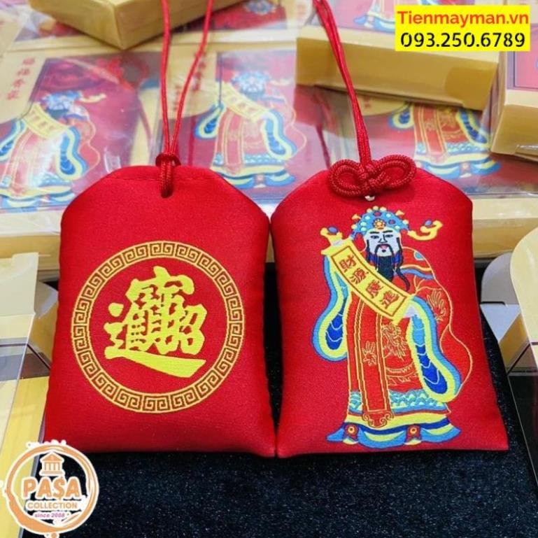 [TRỢ GIÁ] Túi Thần Tài May Mắn,  Chiêu Tài Đón Lộc 2022( Túi Tài Lộc) [Đã Khai Quang]