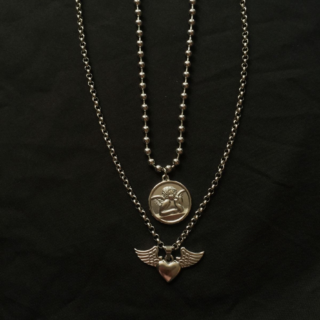 Dây Chuyền Hợp Kim Mặt Tròn Đính Đá Phong Cách Cổ Điển Cho Nữ