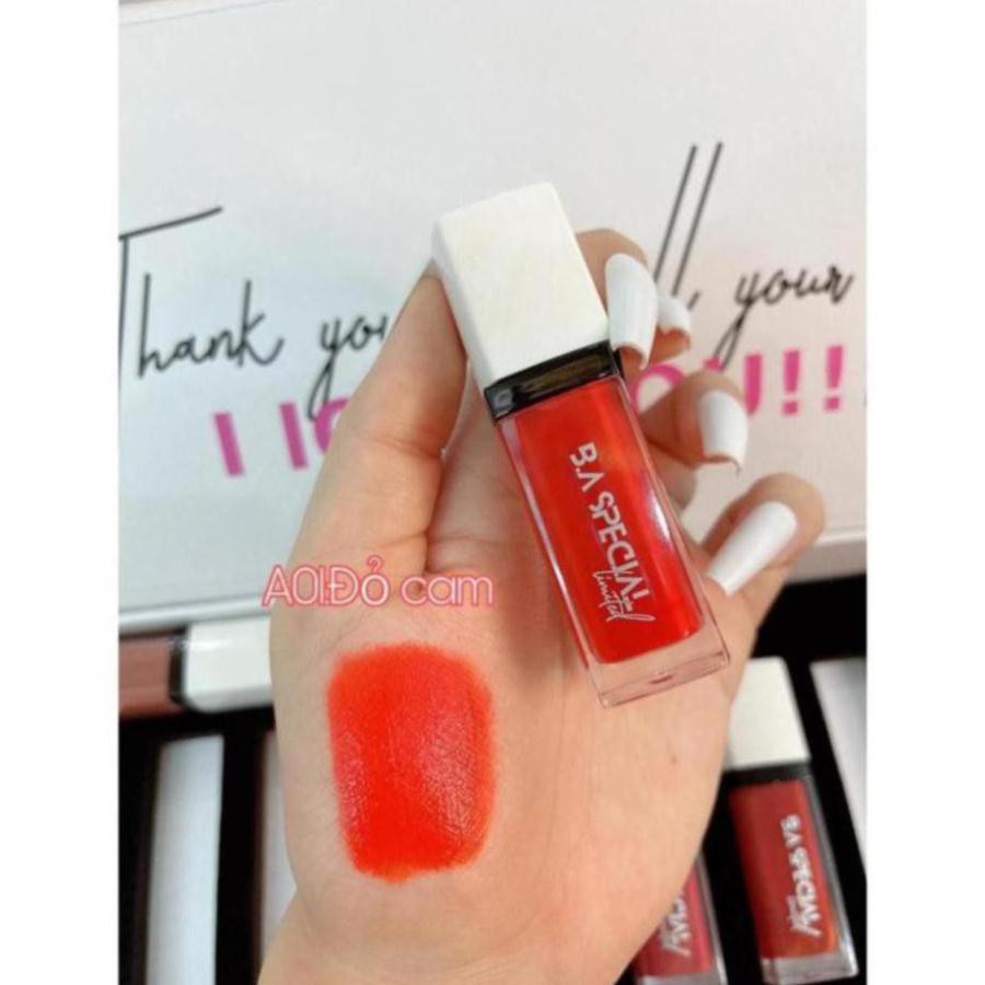 New New!  [A01 Đỏ Cam] Son B.A Special Limited – Son Hữu Cơ Không Chì Siêu Lì – Màu Son Sáng Da Tươi Tắn | BigBuy360 - bigbuy360.vn