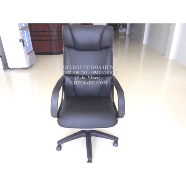 GHẾ GIÁM ĐỐC DA MÀU ĐEN CAO CẤP