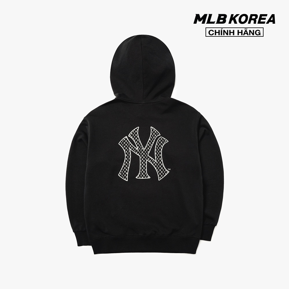 MLB - Áo hoodie tay dài phối mũ Monogram Big Logo 3AHDM0114-50BKS