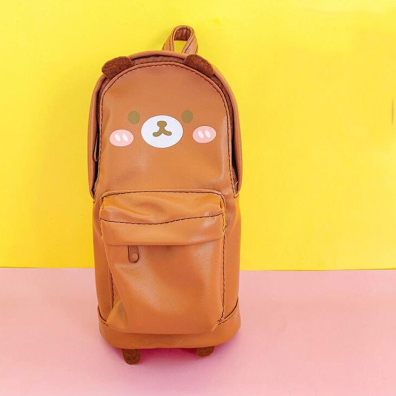 Túi Đựng Bút Chì Hai Ngăn Sức Chứa Lớn Có Khóa Kéo Chống Thấm Nước Cho Nữ