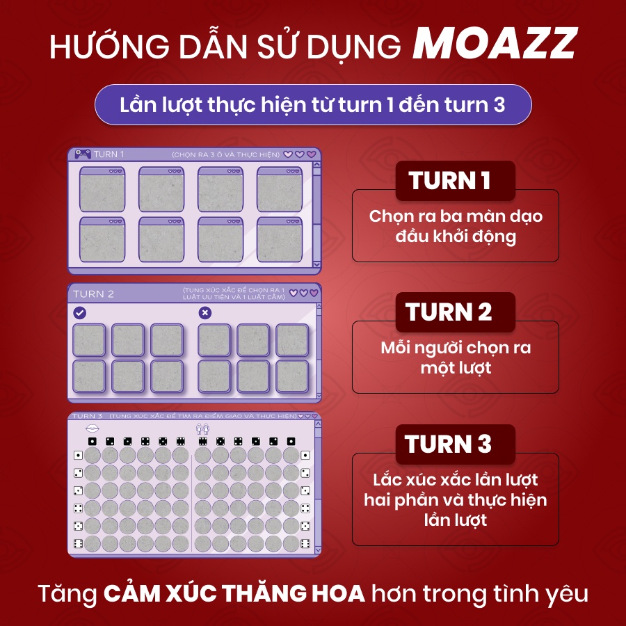 Bảng game "MOAZZ" - Drinking game dành cho cặp đôi siêu hot, đưa mối quan hệ lên một tầm cao mới | Ghiền Mystery