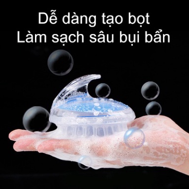 Lược Gội Đầu, Massage Đầu Thư Giãn Giúp Sach Da Đầu Gầu, Tẩy Tế Bào Khi Gội Đầu sạch sâu Tạo bọt dễ dàng Nội đị