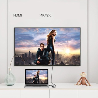 [BH 1 đổi 1]Hub chia USB Type-C 5 Cổng HDMI/USB 3.0/SD/TF