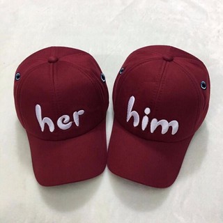 Nón Cặp Thời Trang Her - Him Cao Cấp