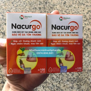 Nacurgo hơn 100 lần xịt