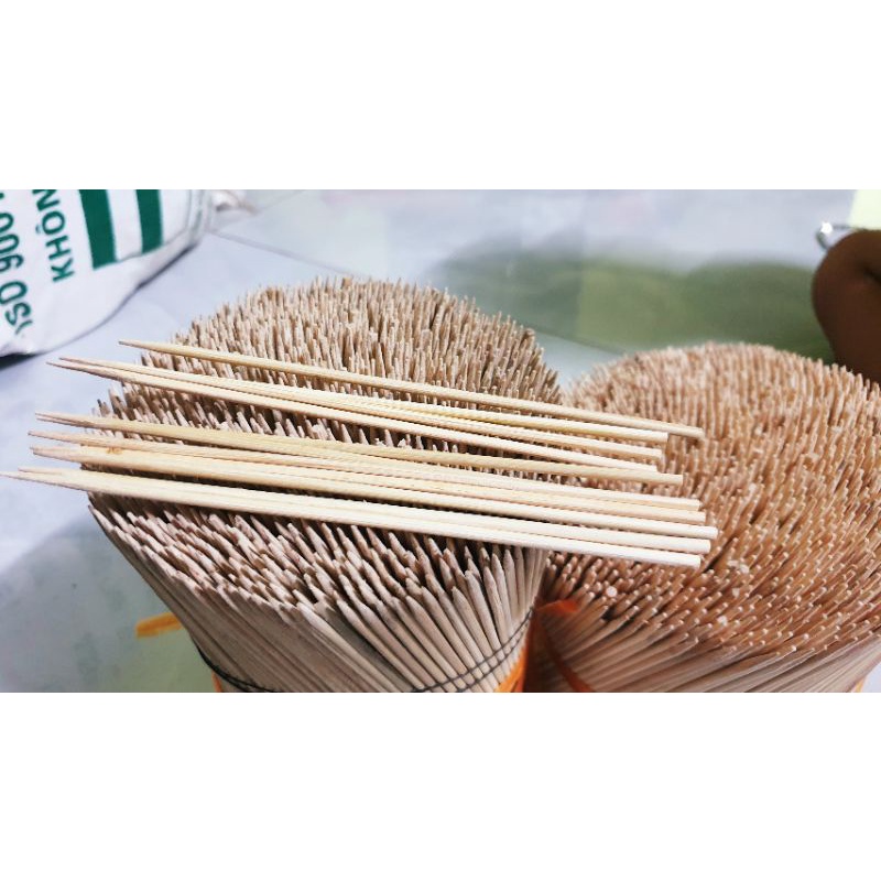 Que xiên nhọn 1 đầu KT 15,20,25,28cm