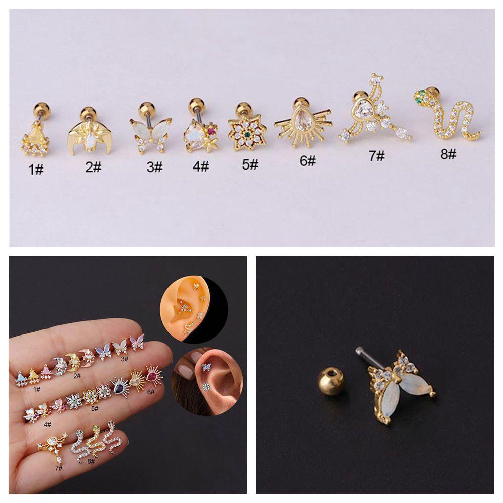 Khuyên Xỏ Cơ Thể Bằng Thép Thời Trang