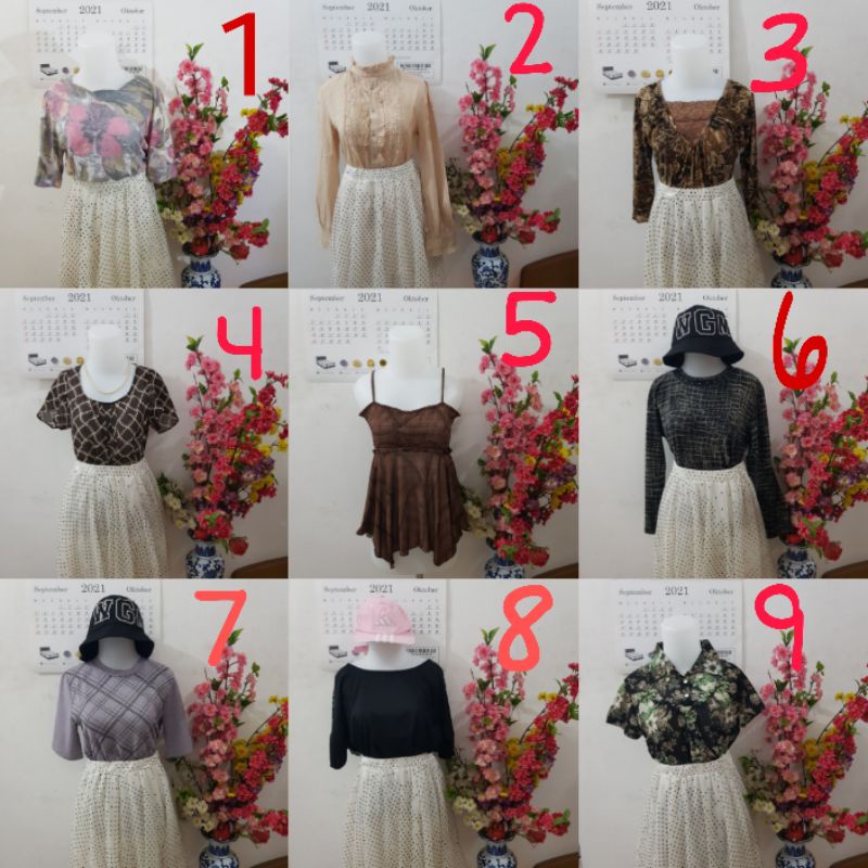 Thrift Hàng Đầu Cổ Điển | Thương Hiệu | Khăn Trùm Đầu Hijab | Quá Khổ | Vol 1 Phong Cách Hàn Quốc