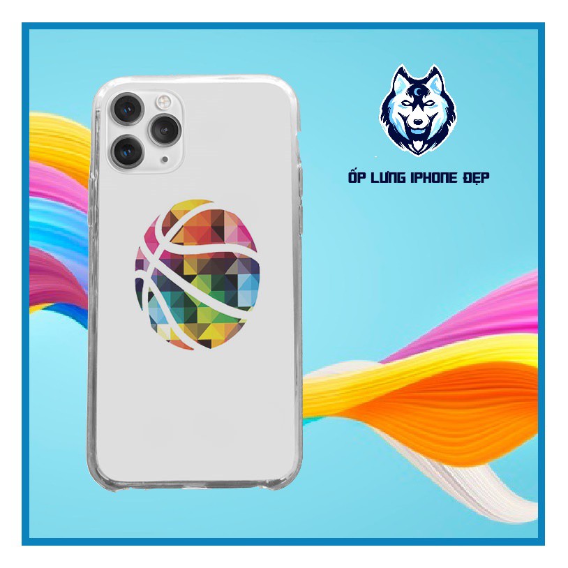 Ốp lưng Quả bóng rổ sắc màu tươi trẻ, đam mê, độc đáo Iphone từ 5 đến Xs Max/11/11 Promax/12/12 Promax CHUSPO21085