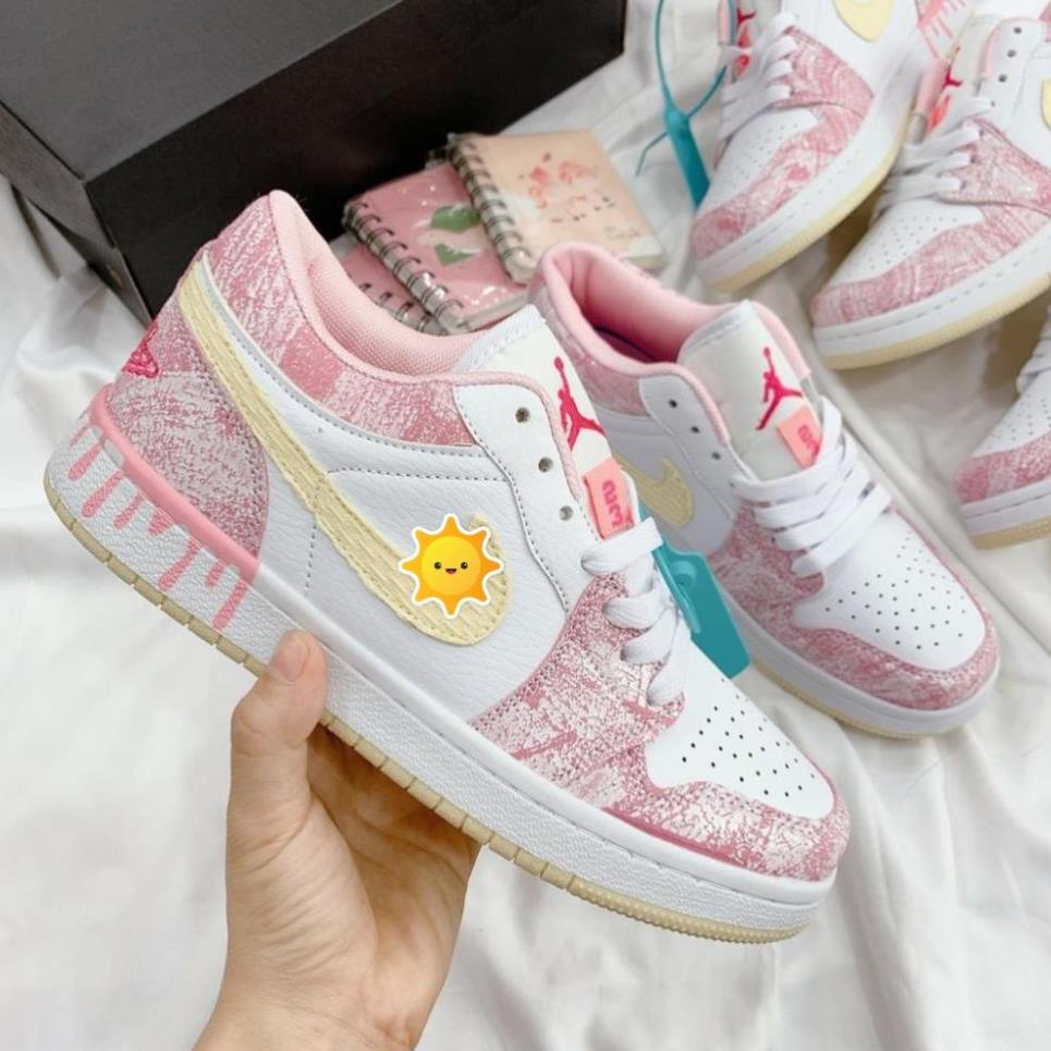 Giày thể thao Jordan Hồng Giọt Sơn cổ thấp cực chất, Giày JD Low paint drip Full Box Bill -1_yhg | BigBuy360 - bigbuy360.vn