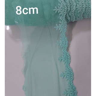 Ren thêu chân trang trí,size 6cm đến 11cm(dây 2 mét)