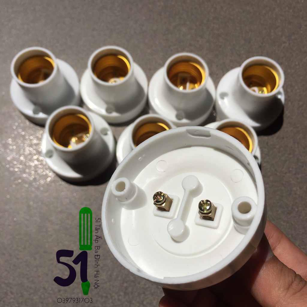 Đui đèn xoáy Vinaka | Đui xoáy thẳng gắn tường - Đui treo - Đui chếch