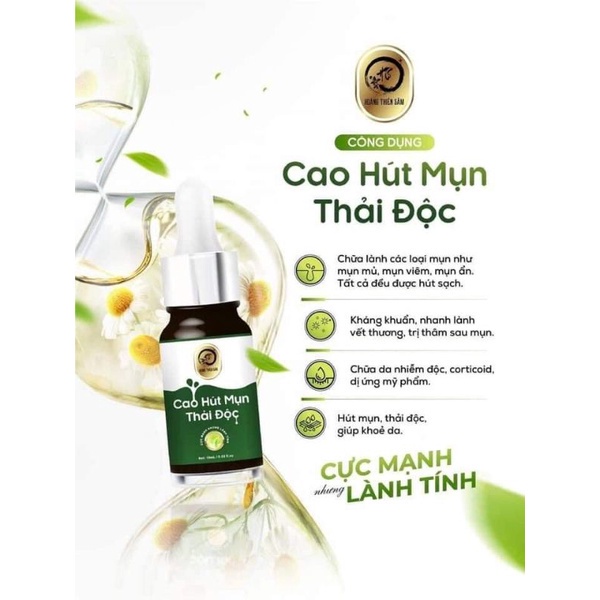 Cao Hút Mụn Hoàng Thiên Sâm Thải Độc Da 30ml