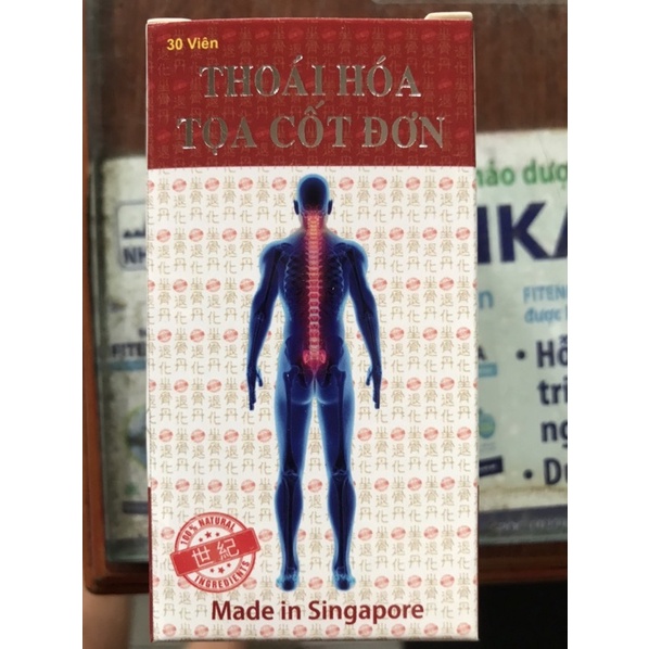 THOÁI HOÁ TOẠ CỐT ĐƠN SINGAPORE CHÍNH HÃNG