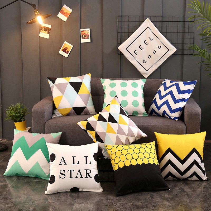 SUPO DEPOT - Vỏ Gối [Chỉ Có Sẵn] Vỏ Gối Sofa - Dòng Nghệ Thuật Hiện Đại Trang Trí Nhà Cửa