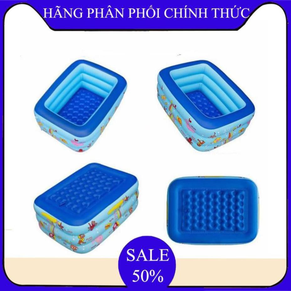 ✔️ bể phao bơi,Bể bơi phao trong nhà, hình chữ nhật kích thước 150cm  - Bảo hành úy tín 1 đổi 1