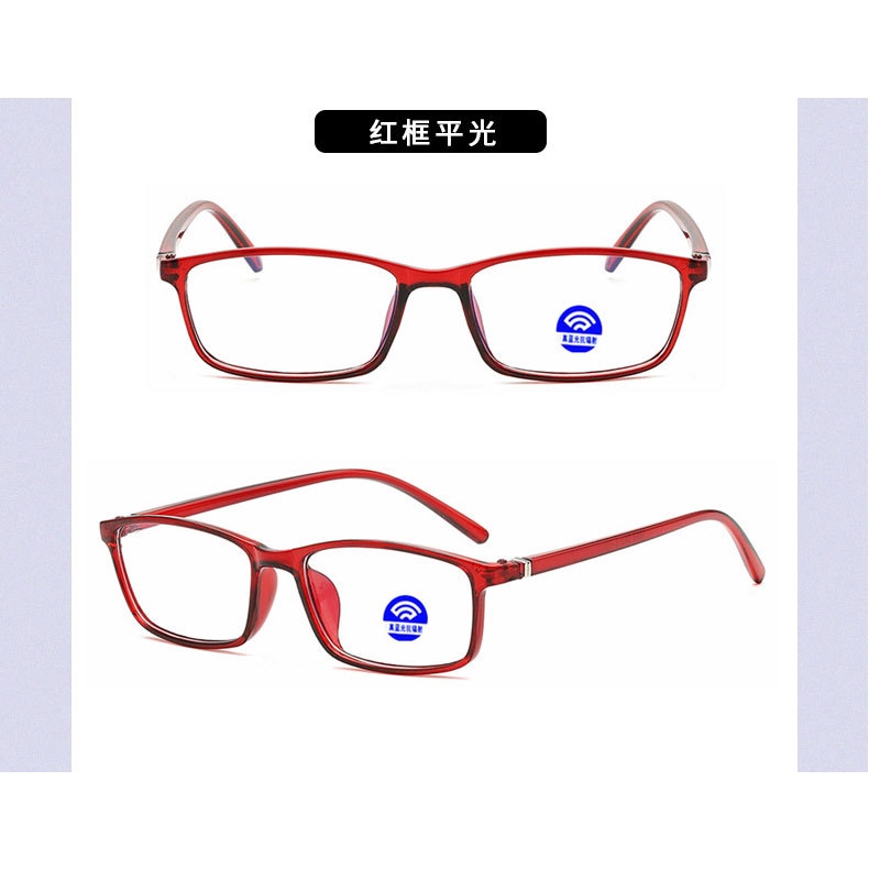 Kính Cận Thị Gọng Vuông Mỏng Nhẹ Bằng Titan Nguyên Chất Đơn Giản Cho Người Lớn Tuổi