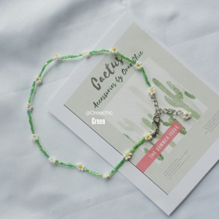 Vòng cổ choker hạt cườm