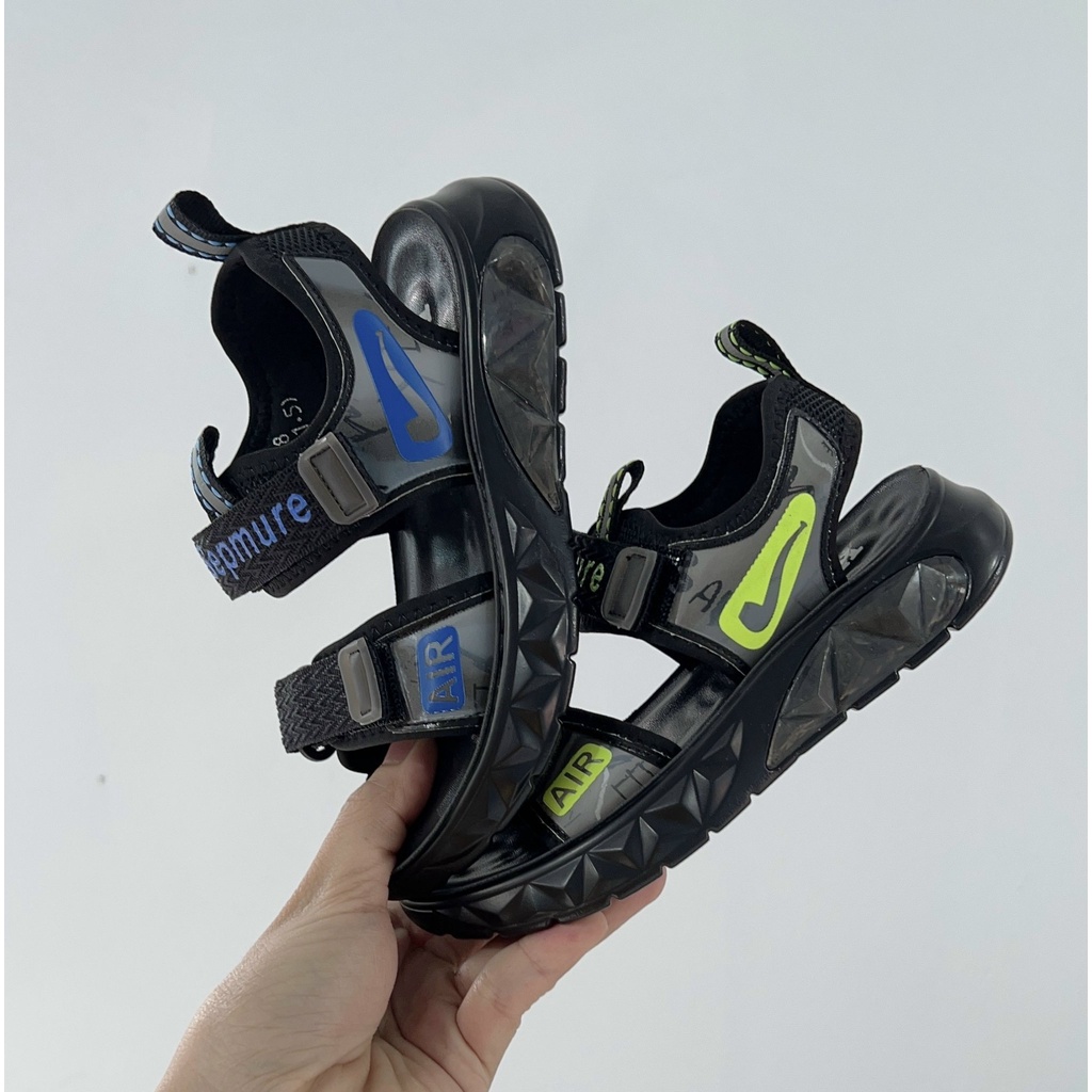 Sandal cho bé trai (sz26-sz41)- dép quai hậu cho bé đi học khâu đế nội địa siêu bền, siêu êm có quai dán tùy chỉnh 6607