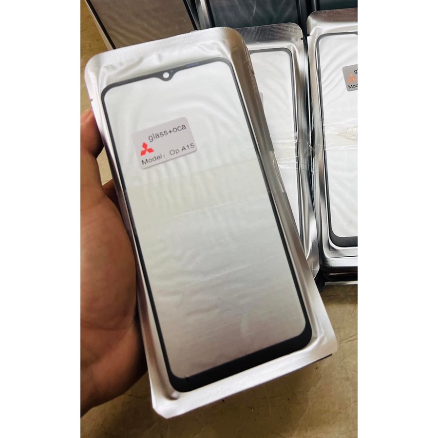 Kính ép có keo OCA Oppo A15 / A15s