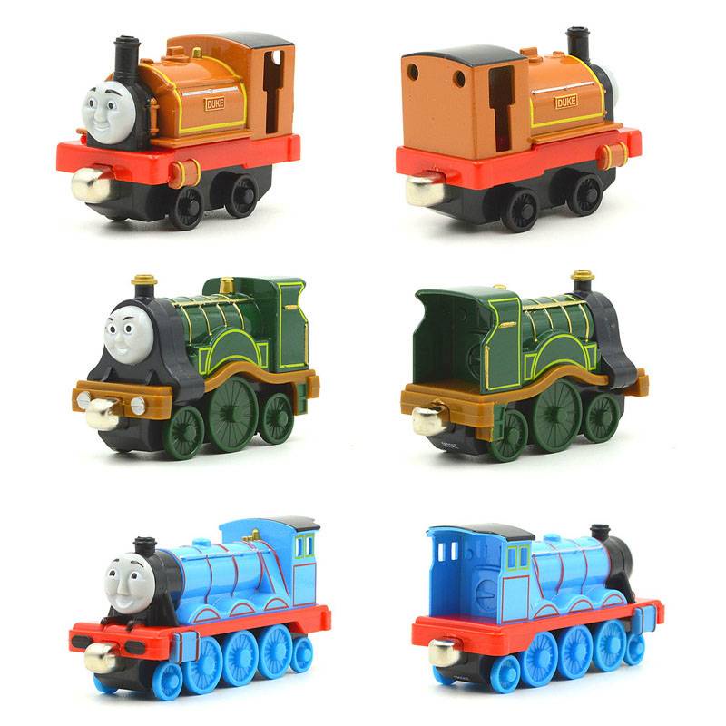 Bộ Đồ Chơi Đường Ray Xe Lửa Thomas Bằng Hợp Kim Nam Châm Độc Đáo Cho Bé