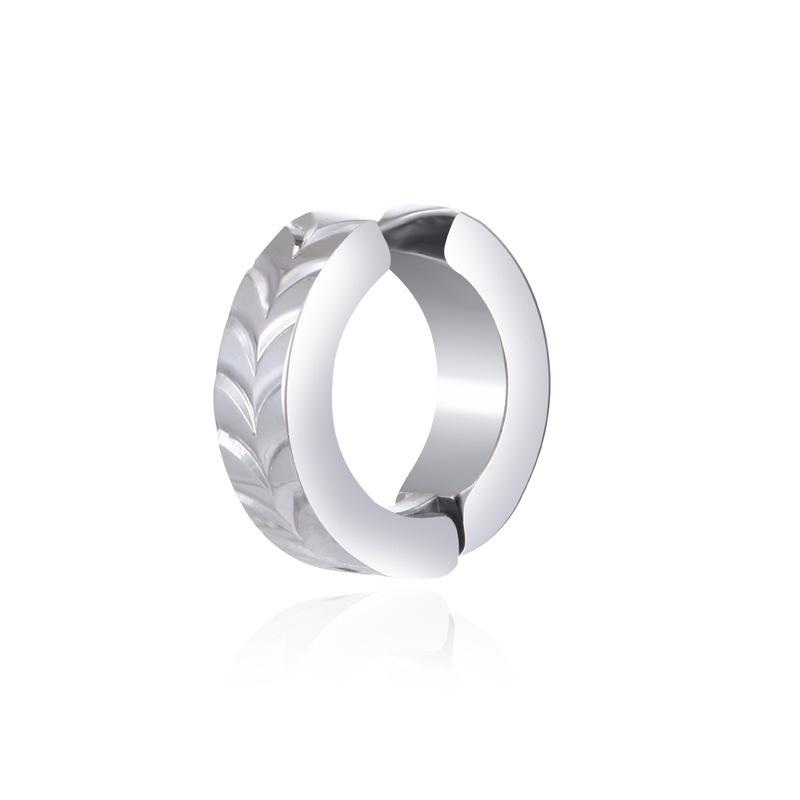 Khuyên tai nam nữ kẹp 1 mặt không cần bấm lỗ nhiều mẫu, bông tai titan unisex không gỉ thời trang - ChuotsStory