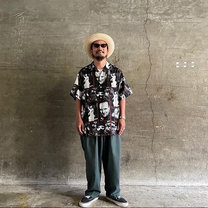 Bán Chạy Nhất Áo Sơ Mi Unisex Tay Ngắn In Hình WACKO MARIA Im Lặng Của Hannibal Plus Size Cho Nam Và Nữ