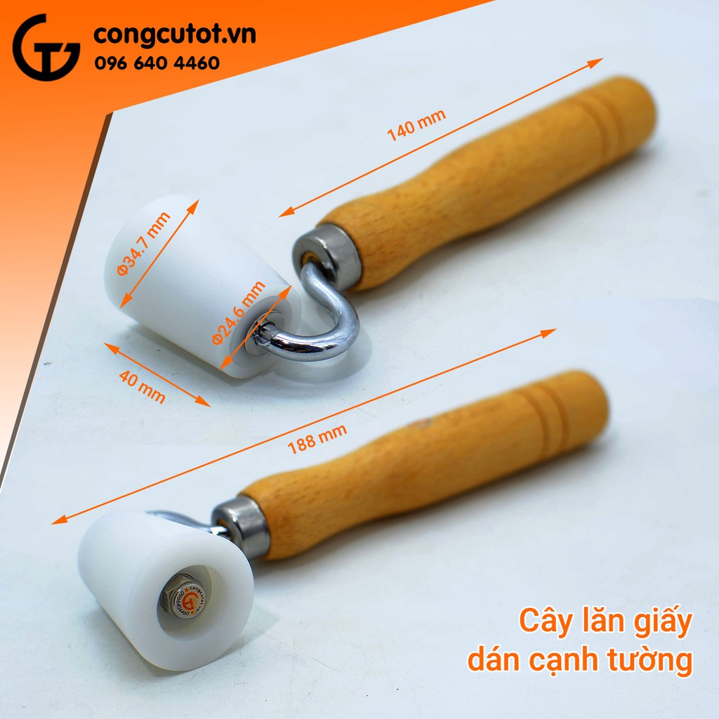 Con lăn dán cạnh tường nhựa POM