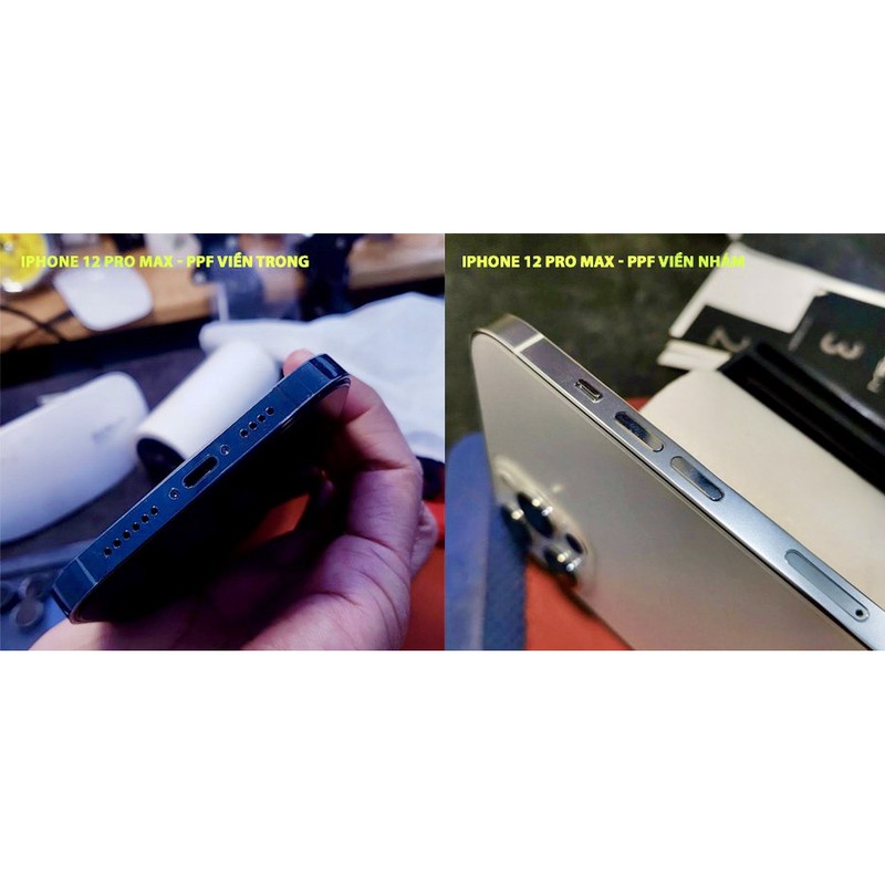 Bộ dán PPF viền cho IPhone 15 , 15 Pro Max , 14 Pro Max , 14 Pro , 13 Promax ,13 Pro , 13 , 12 Promax , 12 Pro / 12