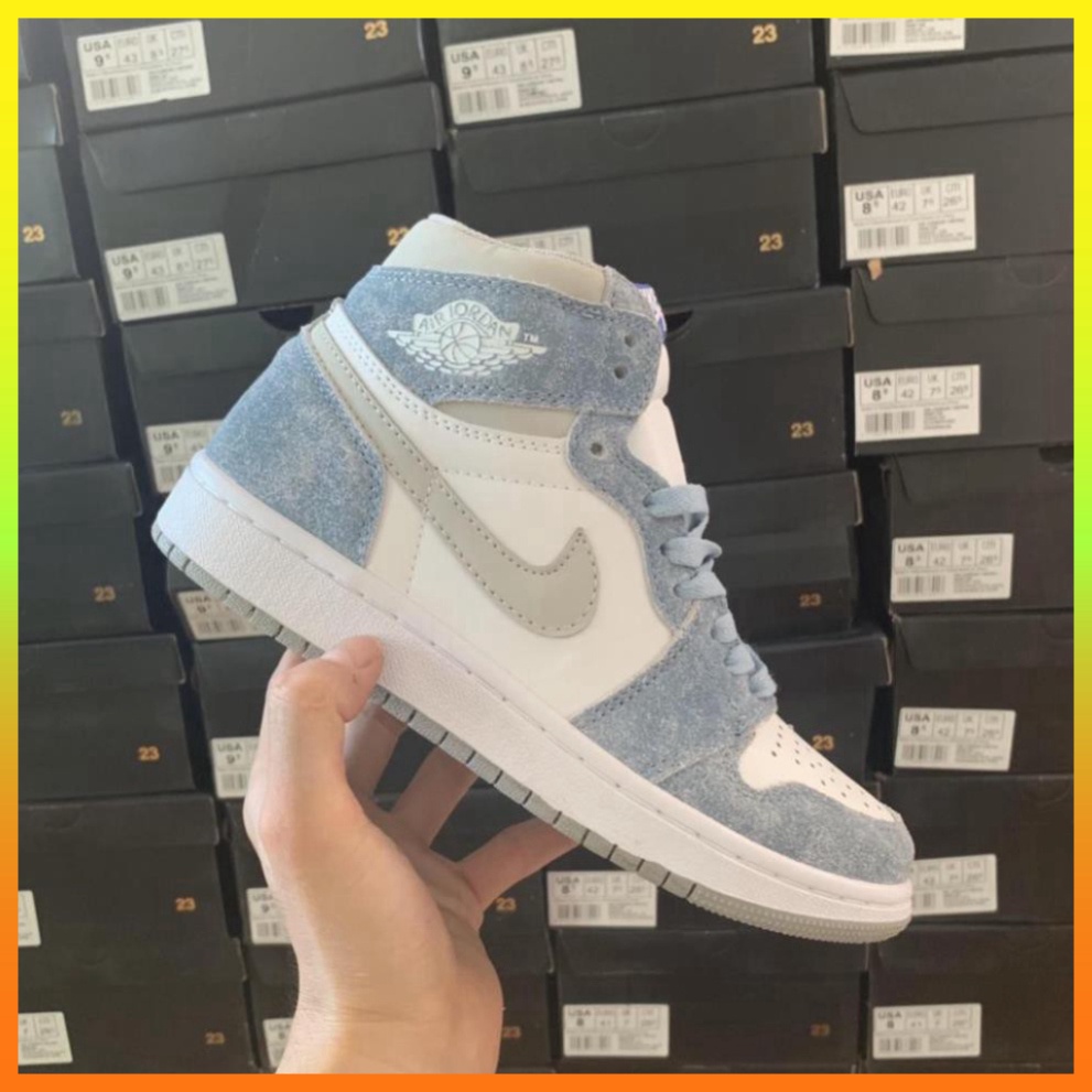 [Ảnh+Video thật][Full bill +box] Giày Jordan hyper royal xanh nỉ cao cổ mới, Giày JD1 xanh loang nam nữ hot nhất 2022 | WebRaoVat - webraovat.net.vn