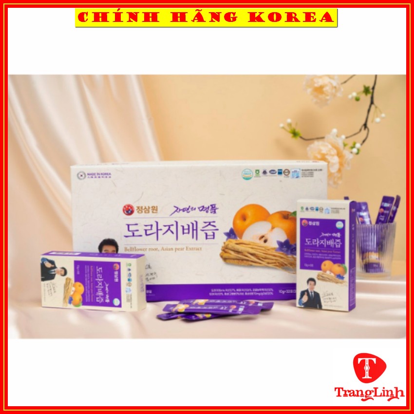 Nước hồng sâm Lê hàn quốc, xách 30 gói - Nước ép hồng sâm chính hãng - tranglinhkorea