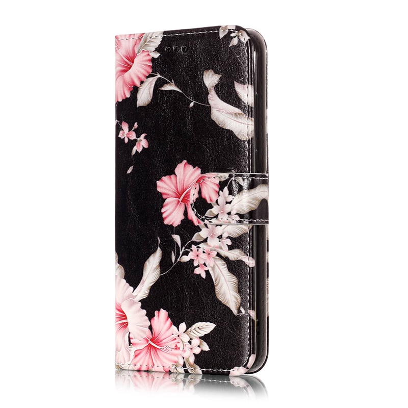 Bao da điện thoại nắp gập kèm ví họa tiết hoa sang trọng dành cho samsung galaxy note 9 A9 A7 2018 A750 | BigBuy360 - bigbuy360.vn